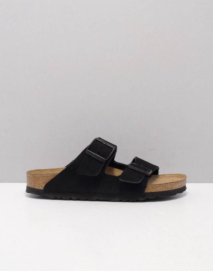 Birkenstock Arizona SFB VL Black Narrow Dames Slippers Black