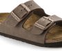 Birkenstock Kindersandalen Arizona Birko Flor Birkibuc Etroit Bruin - Thumbnail 5