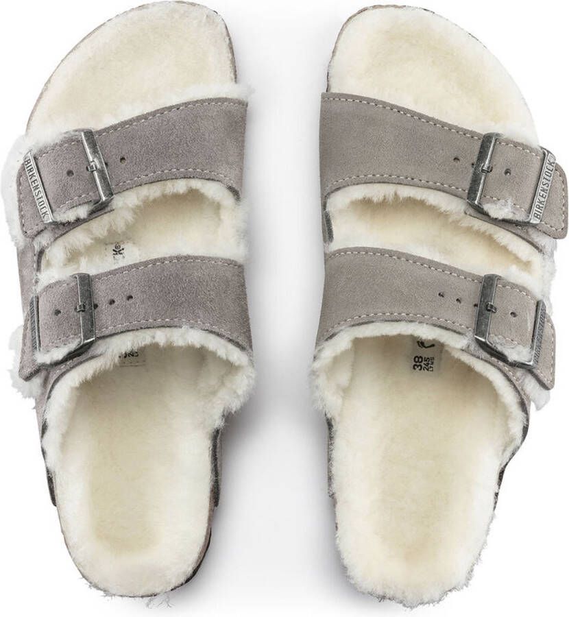 Birkenstock Arizona VL Shearling Stone Coin Regular