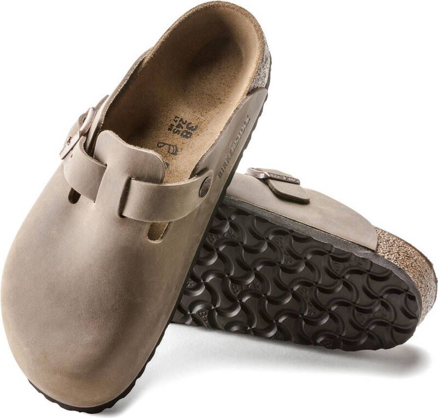 Birkenstock Boston BS heren clog Taupe