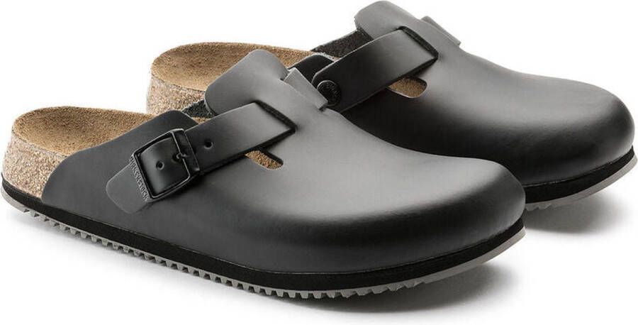 Birkenstock Boston BS Unisex sandaal zwart