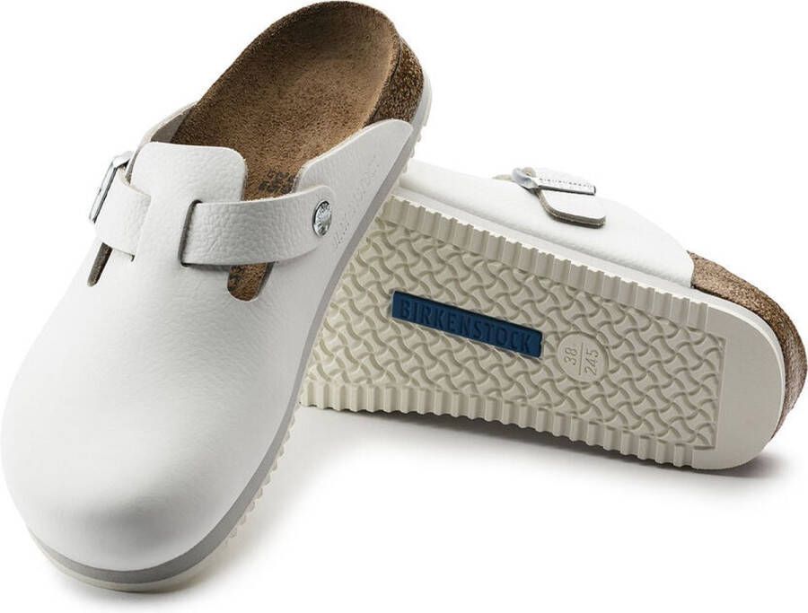 Birkenstock Klassieke Unisex Klomp Boston BS Wit Unisex - Foto 5