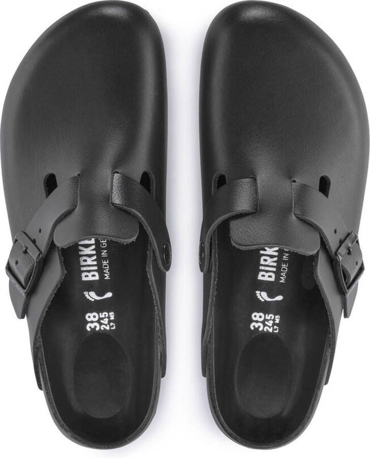 Birkenstock Boston Mules van gecoat leer Zwart Unisex - Foto 3