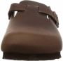 Birkenstock Boston Tabacco Brown narrow Fettleder Oiled Leather Unisex Pantoffels Tabacco Brown - Thumbnail 13