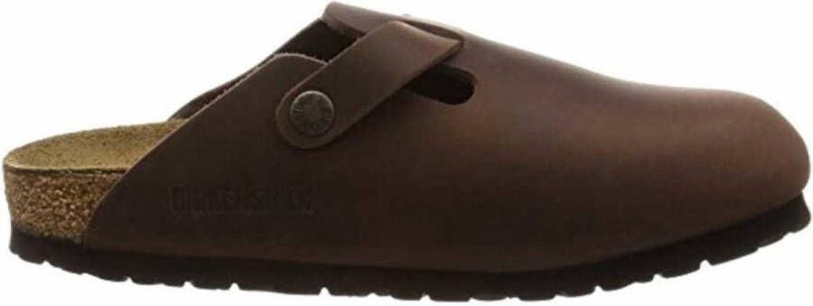 Birkenstock Boston Tabacco Brown narrow Fettleder Oiled Leather Unisex Pantoffels Tabacco Brown - Foto 15