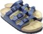 Birkenstock Florida BF WB Narrow Dames Slippers Blue - Thumbnail 12