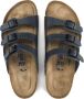 Birkenstock Florida BF WB Narrow Dames Slippers Blue - Thumbnail 4