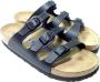 BIRKENSTOCK Slippers Dames Soft Foodbed Maat: 42 Materiaal: Leer Kleur: Zwart - Thumbnail 14