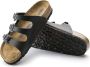 BIRKENSTOCK Slippers Dames Soft Foodbed Maat: 42 Materiaal: Leer Kleur: Zwart - Thumbnail 6