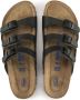 BIRKENSTOCK Slippers Dames Soft Foodbed Maat: 42 Materiaal: Leer Kleur: Zwart - Thumbnail 7