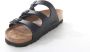 BIRKENSTOCK Slippers Dames Soft Foodbed Maat: 42 Materiaal: Leer Kleur: Zwart - Thumbnail 10