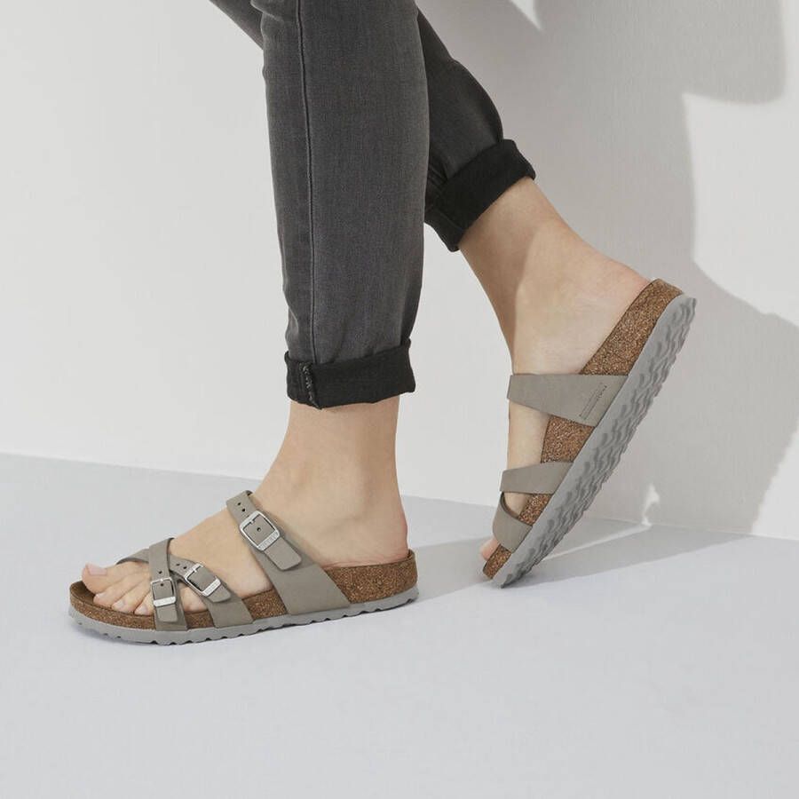 Birkenstock Franca Dove Gray 1023354 smalle wijdte