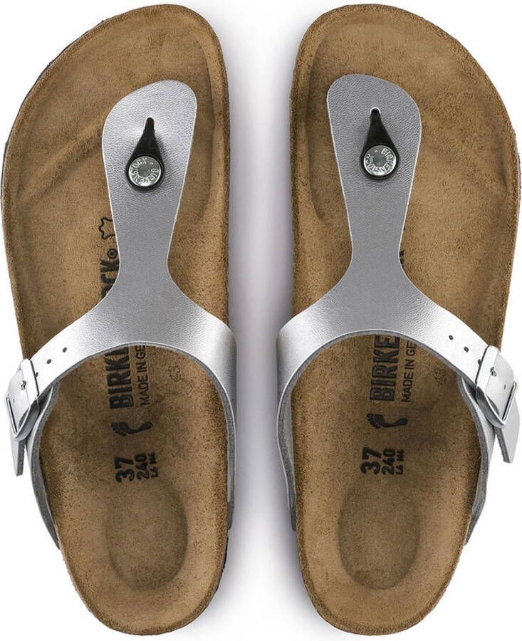 Birkenstock Gizeh BS dames sandaal zilver