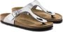 Birkenstock Gizeh BS Metallic Damesandaal Grijs Dames - Thumbnail 13