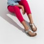 Birkenstock Gizeh BS Metallic Damesandaal Grijs Dames - Thumbnail 14