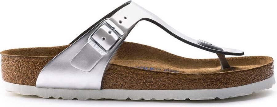 Birkenstock Gizeh BS dames sandaal zilver