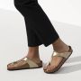 Birkenstock Stijlvolle Dames Gesp Flip Flops Geel Dames - Thumbnail 6