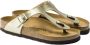 Birkenstock Stijlvolle Dames Gesp Flip Flops Geel Dames - Thumbnail 8