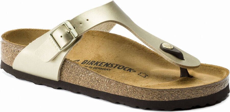 Birkenstock Gizeh Dames Slippers Gold Narrow-fit