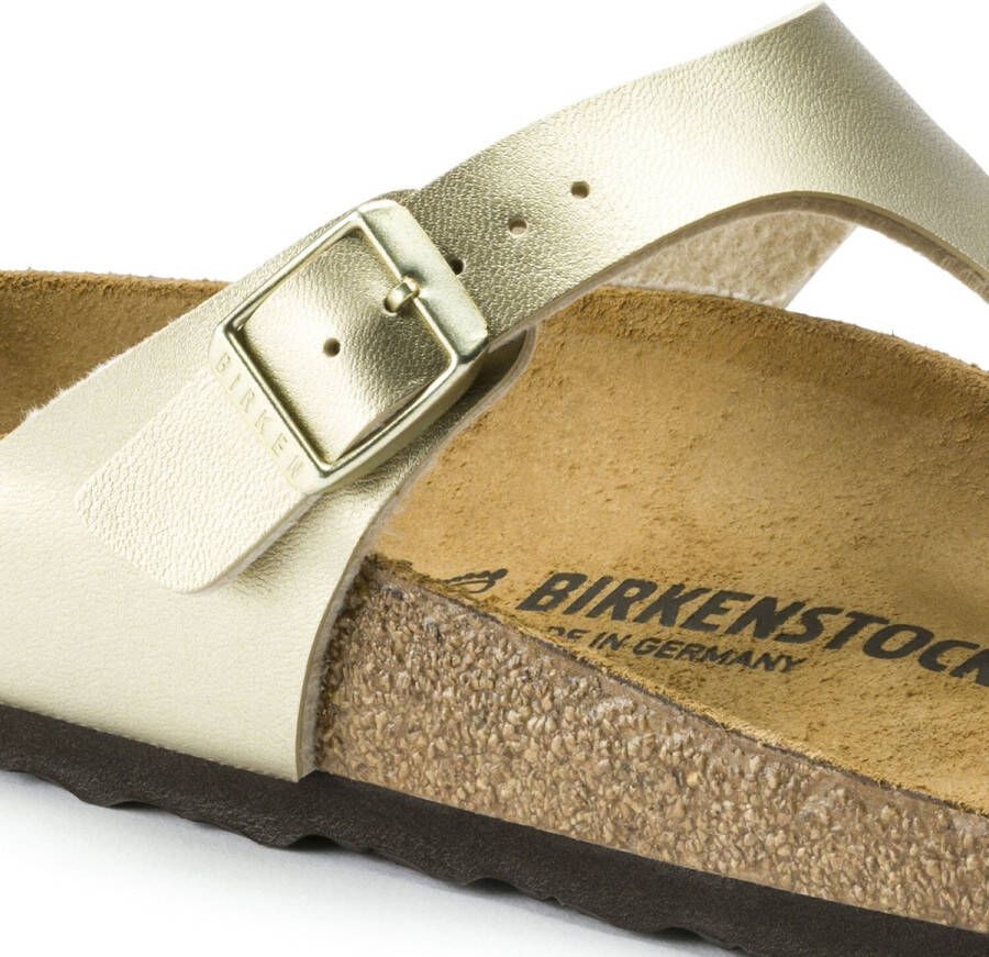 Birkenstock Gizeh Dames Slippers Gold Narrow-fit