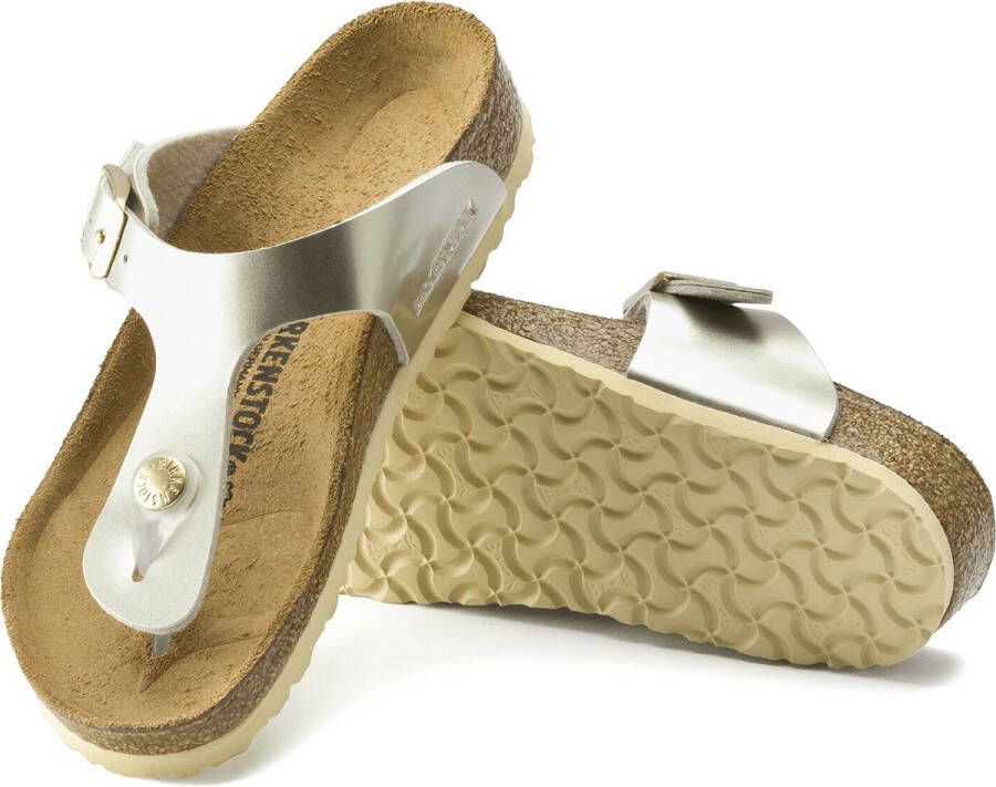 Birkenstock Meisjes Sandalen Gizeh Kids BS Electric Metallic Gold(narrow) Goud - Foto 15