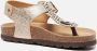 Birkenstock Gizeh Sportieve slippers Meisjes Beige BF Shiny Snake Cream - Thumbnail 12