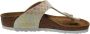 Birkenstock Gizeh Sportieve slippers Meisjes Beige BF Shiny Snake Cream - Thumbnail 5