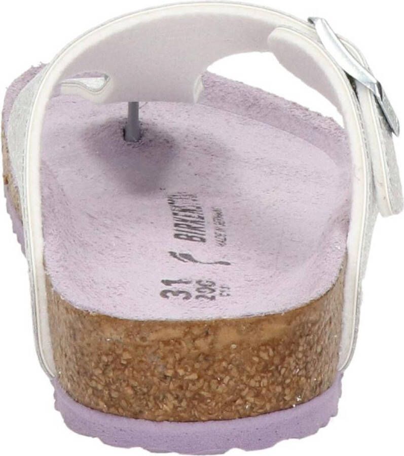 Birkenstock Gizeh meisjes slipper Zilver