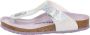 Birkenstock Gizeh Kids Slippers Disco Zilver Narrow - Thumbnail 13