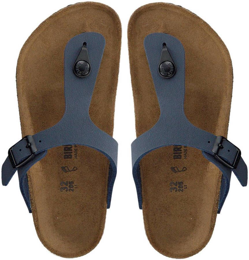 Birkenstock Gizeh Navy regular Birko-Flor Nubuck