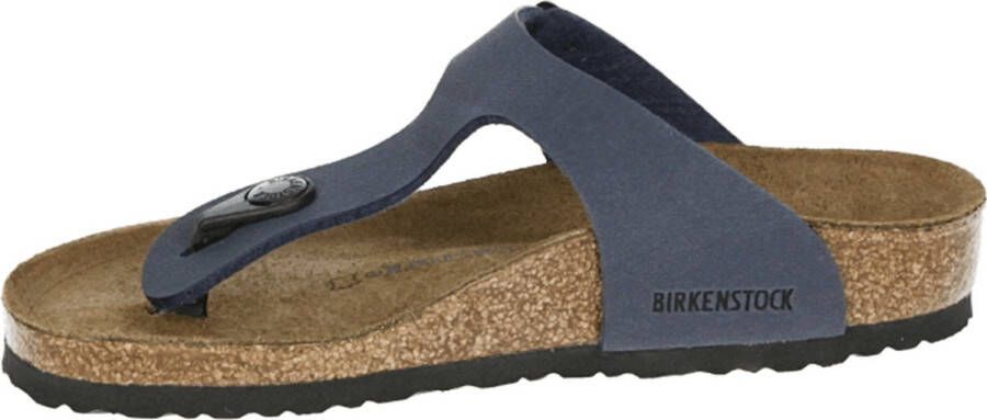 Birkenstock Gizeh Navy regular Birko-Flor Nubuck