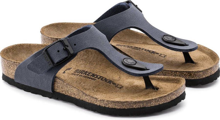 Birkenstock Gizeh Navy regular Birko-Flor Nubuck