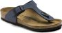 Birkenstock Gizeh Navy regular Birko-Flor Nubuck - Thumbnail 7