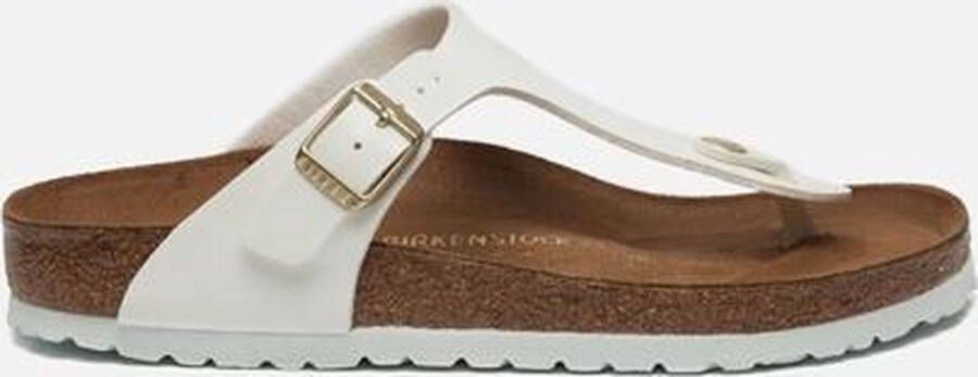 Birkenstock Gizeh slippers Vrouwen Wit Lak