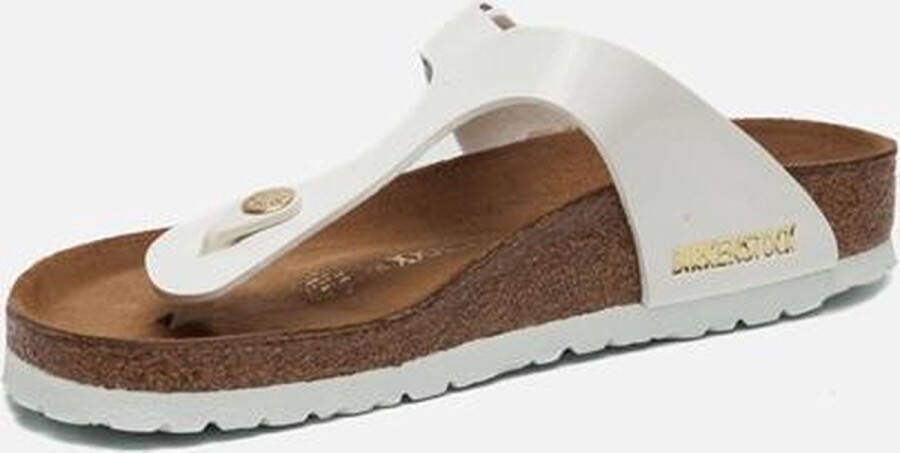 Birkenstock Gizeh slippers Vrouwen Wit Lak