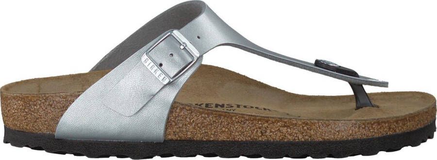 Birkenstock Gizeh slippers zilver