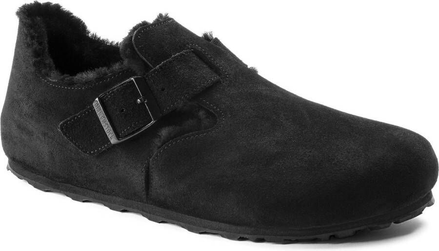 Birkenstock London VL Shearling Nar Dames Clogs Black