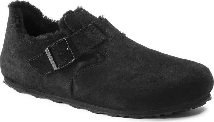 Birkenstock London VL Shearling Nar Dames Clogs Black