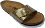 BIRKENSTOCK Slippers Dames Madrid Maat: 43 Materiaal: Leatherlook Kleur: Goud - Thumbnail 15