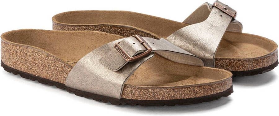 Birkenstock Klassieke Madrid Damessandaal Beige Dames - Foto 4