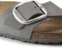 Birkenstock Madrid Dames Slippers Dove Gray Narrow fit | Grijs | Nubuck - Thumbnail 5