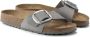 Birkenstock Madrid Dames Slippers Dove Gray Narrow fit | Grijs | Nubuck - Thumbnail 6