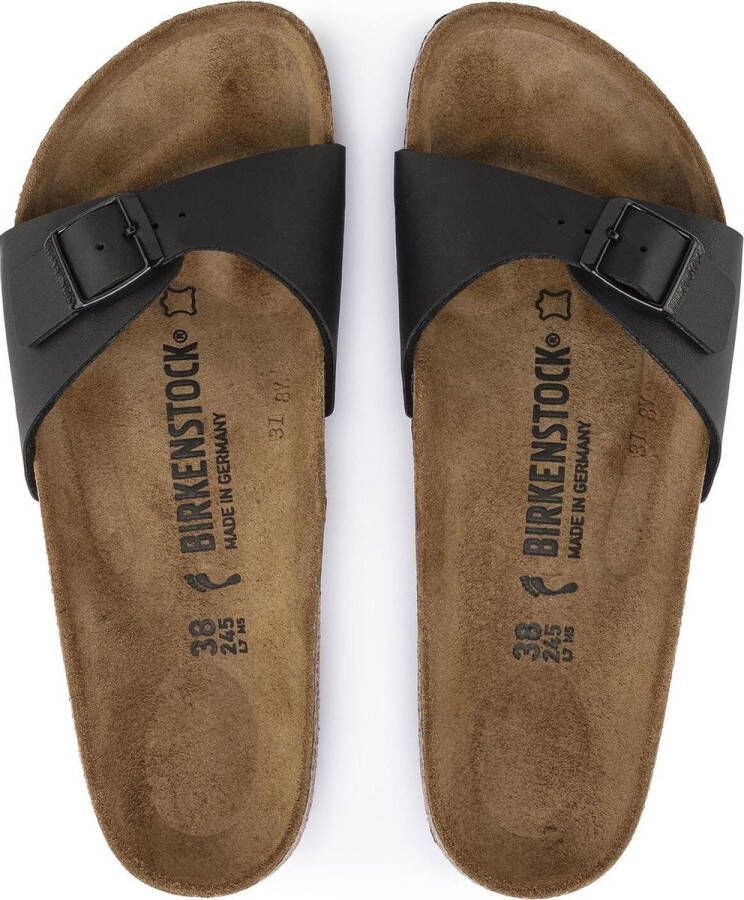 Birkenstock Madrid Dames Slippers Small fit Black