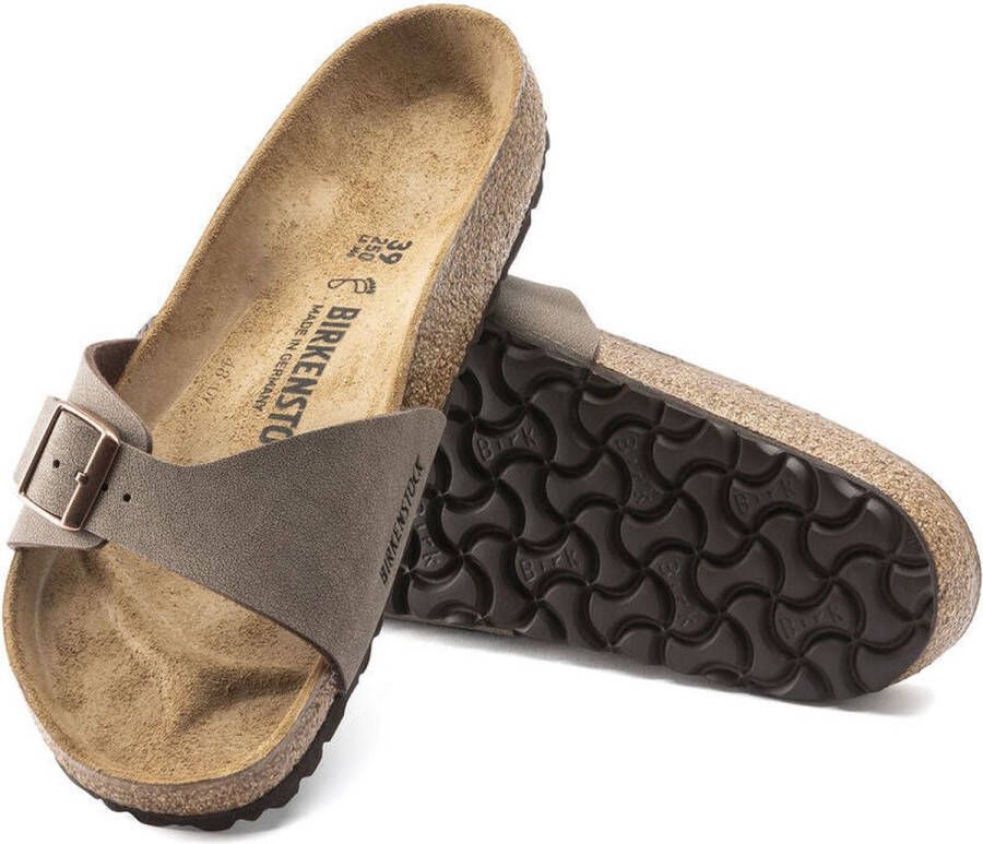 Birkenstock Slippers Madrid in smalle schoenwijdte met verstelbare gesp - Foto 15