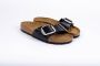 BIRKENSTOCK Slippers Dames Madrid Big Buckle Dames Maat: 40 Materiaal: Leer Kleur: Zwart - Thumbnail 15