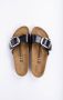 BIRKENSTOCK Slippers Dames Madrid Big Buckle Dames Maat: 40 Materiaal: Leer Kleur: Zwart - Thumbnail 14