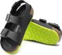 Birkenstock Milano Kids Sandalen Desert Soil Black Lime Narrow fit | Zwart | Imitatieleer - Thumbnail 3