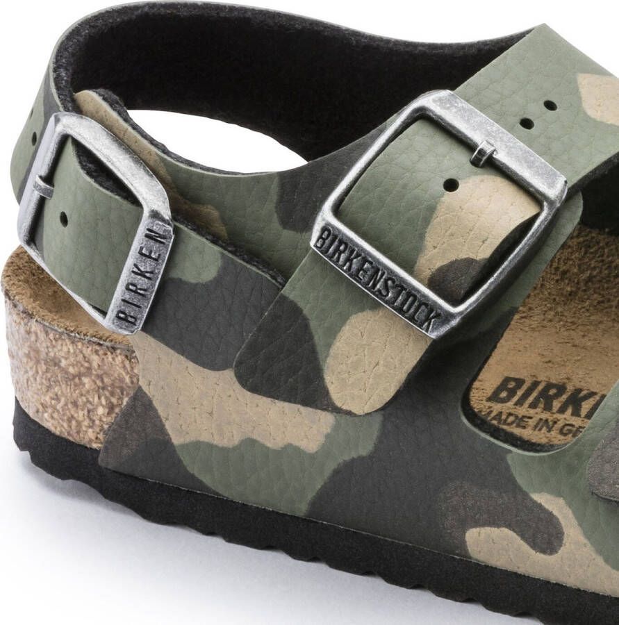 Birkenstock Milano Kids Sandalen Desert Soil Camouflage Khaki Narrow fit | Groen | Imitatieleer - Foto 14