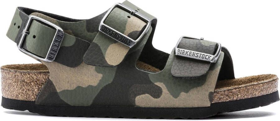 Birkenstock Milano Kids Sandalen Desert Soil Camouflage Khaki Narrow fit | Groen | Imitatieleer - Foto 11