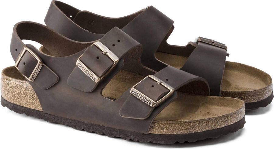 Birkenstock MILANO Volwassenen Heren sandalen Bruin